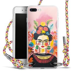 New Carry Case Transparent Stoff colourful/silber