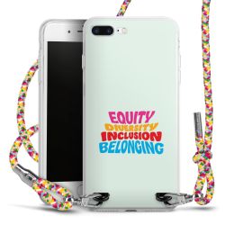 New Carry Case Transparent Stoff colourful/silber