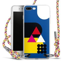 New Carry Case Transparent Stoff colourful/silber