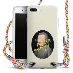 New Carry Case Transparent Stoff colourful/silber