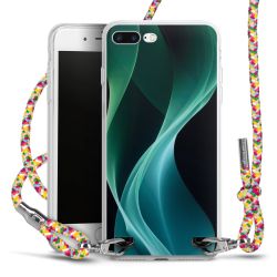 New Carry Case Transparent Stoff colourful/silber