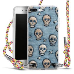 New Carry Case Transparent Stoff colourful/silber