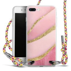 New Carry Case Transparent Stoff colourful/silber