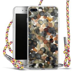 New Carry Case Transparent Stoff colourful/silber