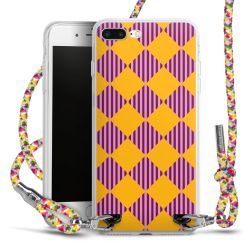 New Carry Case Transparent Stoff colourful/silber