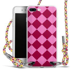 New Carry Case Transparent Stoff colourful/silber