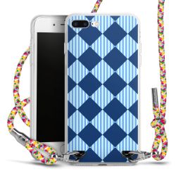 New Carry Case Transparent Stoff colourful/silber