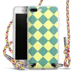 New Carry Case Transparent Stoff colourful/silber