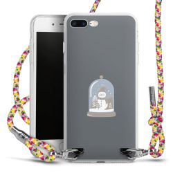 New Carry Case Transparent Stoff colourful/silber