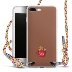 New Carry Case Transparent Stoff colourful/silber