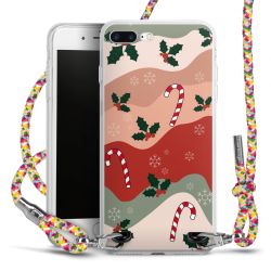 New Carry Case Transparent Stoff colourful/silber