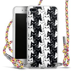 New Carry Case Transparent Stoff colourful/silber