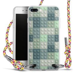 New Carry Case Transparent Stoff colourful/silber