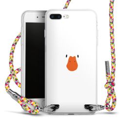 New Carry Case Transparent Stoff colourful/silber