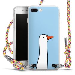 New Carry Case Transparent Stoff colourful/silber