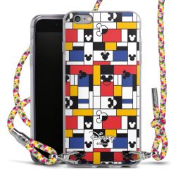 New Carry Case Transparent Stoff colourful/silber