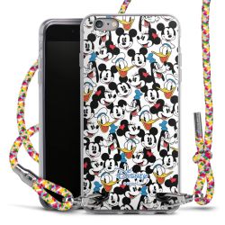 New Carry Case Transparent Stoff colourful/silber