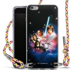 New Carry Case Transparent Stoff colourful/silber