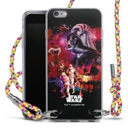 New Carry Case Transparent Stoff colourful/silber