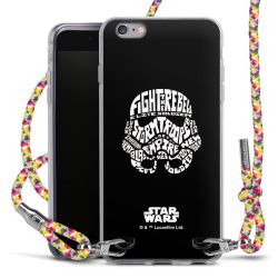 New Carry Case Transparent Stoff colourful/silber