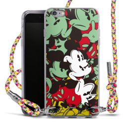 New Carry Case Transparent Stoff colourful/silber