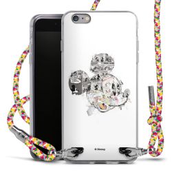 New Carry Case Transparent Stoff colourful/silber