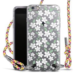 New Carry Case Transparent Stoff colourful/silber