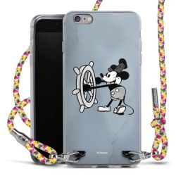 New Carry Case Transparent Stoff colourful/silber