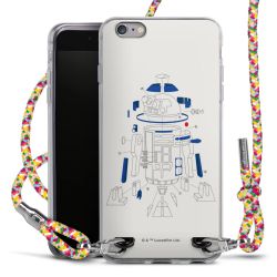 New Carry Case Transparent Stoff colourful/silber