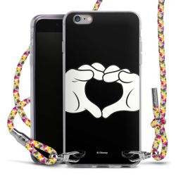 New Carry Case Transparent Stoff colourful/silber