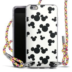 New Carry Case Transparent Stoff colourful/silber