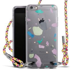 New Carry Case Transparent Stoff colourful/silber