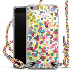 Carry Case Transparent Fabric colourful