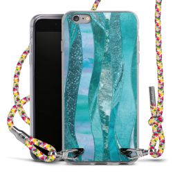 Carry Case Transparent Fabric colourful