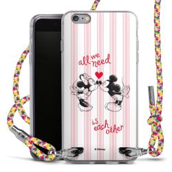 New Carry Case Transparent Stoff colourful/silber