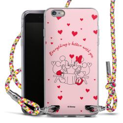 New Carry Case Transparent Stoff colourful/silber