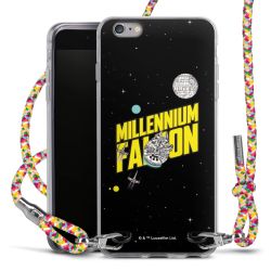 New Carry Case Transparent Stoff colourful/silber