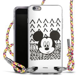 New Carry Case Transparent Stoff colourful/silber