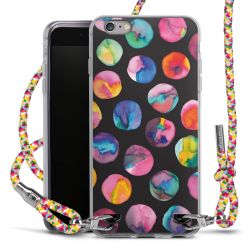 New Carry Case Transparent Stoff colourful/silber