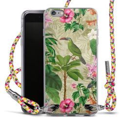 Carry Case Transparent Fabric colourful