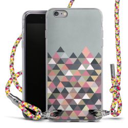 New Carry Case Transparent Stoff colourful/silber