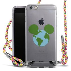 New Carry Case Transparent Stoff colourful/silber