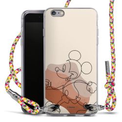 New Carry Case Transparent Stoff colourful/silber