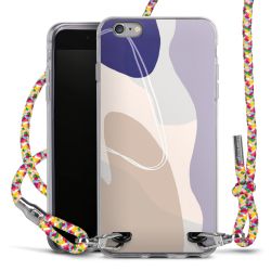 New Carry Case Transparent Stoff colourful/silber