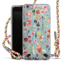 Carry Case Transparent Fabric colourful