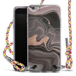 New Carry Case Transparent Stoff colourful/silber