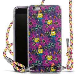 New Carry Case Transparent Stoff colourful/silber