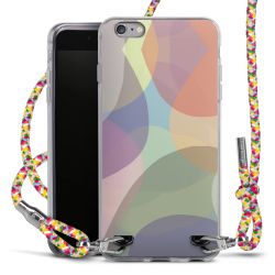 New Carry Case Transparent Stoff colourful/silber