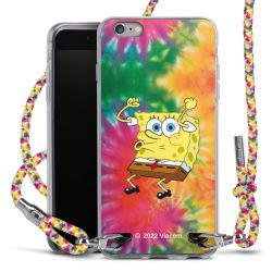 New Carry Case Transparent Stoff colourful/silber