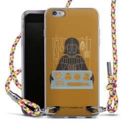 New Carry Case Transparent Stoff colourful/silber